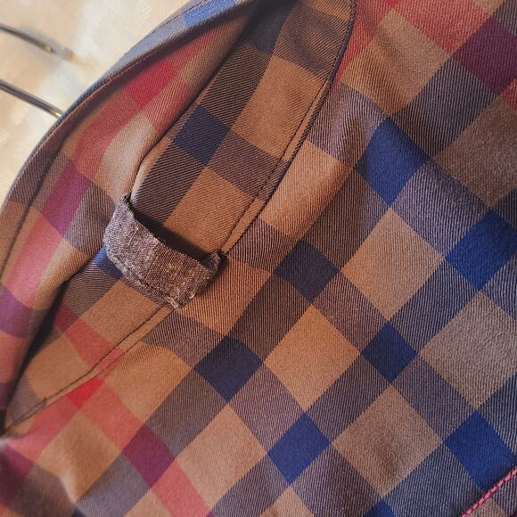 Descendant of Thieves Button Down Plaid Shirt Long Sleeve, flip cuffs, sz 2XL - Picture 6 of 13